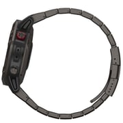Garmin 010-02410-23 Fenix 6 Pro Solar Titanium Carbon Grey DLC Bracelet Garmin 010-02410-23 Fenix 6 Pro Solar Titanium Carbon Grey DLC Bracelet