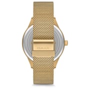 Omax Vintage Collection Gold Mesh Analog Watch For Unisex VC06G11I