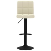 Vidaxl Bar Stools 2 Pcs Cream Velvet Vidaxl Bar Stools 2 Pcs Cream Velvet