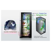 Hitachi Top Mount Refrigerator 710 Litres RVG710PUK7GBK Hitachi Top Mount Refrigerator 710 Litres RVG710PUK7GBK