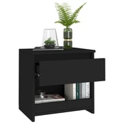 Vidaxl Bedside Cabinets 2 Pcs Black 40x30x39 Cm Chipboard Vidaxl Bedside Cabinets 2 Pcs Black 40x30x39 Cm Chipboard