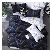Deals For Less Blue Stars Single 4 pcs Comforter Set