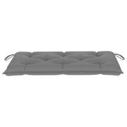 Vidaxl Garden Bench Cushion Grey 100x50x7 Cm Fabric