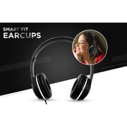 Intex ROAR 101 Wired On Ear Headset Black Intex ROAR 101 Wired On Ear Headset Black