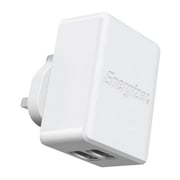 Energizer Ultimate Dual USB Wall Charger 3.4A With Micro USB Cable 1M White - ACW2CUKUMC3