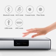 BINNIFA 5.1 Live-3D Surround Sound System Home Theater Dual Speaker 2 Wireless Microphone KTV Live-3D Subwoofer Speaker Touch Screen Turbo Bass - Silver BINNIFA 5.1 Live-3D Surround Sound System Home Theater Dual Speaker 2 Wireless Microphone KTV Live-3D Subwoofer Speaker Touch Screen Turbo Bass - Silver