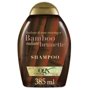 OGX Shampoo Hydrate & Tone Reviving + Bamboo Radiant Brunette With UVA/UVB Filters 385ml - Pack of 2 Pieces (Bundle Offer) OGX Shampoo Hydrate & Tone Reviving + Bamboo Radiant Brunette With UVA/UVB Filters 385ml - Pack of 2 Pieces (Bundle Offer)