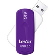 Lexar LJDS3564GABEU S35 USB 3.0 64GB Memory Stick Purple Lexar LJDS3564GABEU S35 USB 3.0 64GB Memory Stick Purple