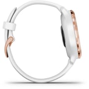 Garmin Venu 2S Rose Gold Stainless Steel Bezel with White Case and Silicone Band 40mm Smartwatch Garmin Venu 2S Rose Gold Stainless Steel Bezel with White Case and Silicone Band 40mm Smartwatch