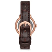 Omax Dome Series Brown Leather Analog Watch For Women DCD002R35I Omax Dome Series Brown Leather Analog Watch For Women DCD002R35I