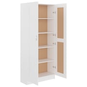 vidaXL Book Cabinet White 82.5x30.5x185.5 cm Engineered Wood vidaXL Book Cabinet White 82.5x30.5x185.5 cm Engineered Wood