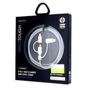 Energea 3in1 Charging Cable 1.5m Blue - CBLNT3N1BLU150