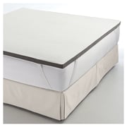 Waterproof Mattress Topper White For Double Bed Size: 150x200 cm Waterproof Mattress Topper White For Double Bed Size: 150x200 cm