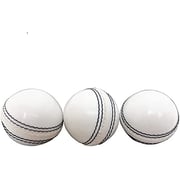 ULTIMAX Cricket Rubber Soft Balls Cricket Balls for Practice 1 packet inside 3 ball- White