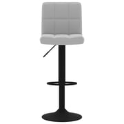 Vidaxl Bar Stools 2 Pcs Light Grey Velvet Vidaxl Bar Stools 2 Pcs Light Grey Velvet