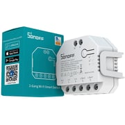 Sonoff DIY DUALR3 Smart Dual Relay Wi-Fi Switch with Power Metering 2 Way Smart Switch White Sonoff DIY DUALR3 Smart Dual Relay Wi-Fi Switch with Power Metering 2 Way Smart Switch White