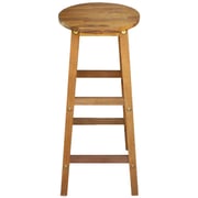 Vidaxl Bar Chairs 2 Pcs Solid Acacia Wood Vidaxl Bar Chairs 2 Pcs Solid Acacia Wood