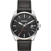 Diesel DZ1862 MS9 Chrono Black with leather strap Mens Watch Diesel DZ1862 MS9 Chrono Black with leather strap Mens Watch