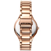 ECSTACY Women's Analog White MOP Dial Watch - E9511-KCBM