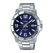 Casio Enticer Silver Stainless Steel Men Watch MTP-VD01-2BVDF Casio Enticer Silver Stainless Steel Men Watch MTP-VD01-2BVDF