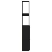 Vidaxl Bathroom Cabinet Black 25x25x170 Cm Engineered Wood Vidaxl Bathroom Cabinet Black 25x25x170 Cm Engineered Wood