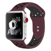 Promate OREO 42ML Apple Watch Band 42 - Maroon/Black