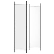 vidaXL 3-Panel Room Divider White 150x200 cm Fabric vidaXL 3-Panel Room Divider White 150x200 cm Fabric