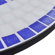 vidaXL Bistro Table Blue and White 60 cm Mosaic vidaXL Bistro Table Blue and White 60 cm Mosaic