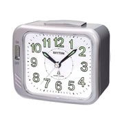 Rhythm Alarm Clock CRA829NR19 Bell Alarm Clock & Snooze Light Silent Silky Move