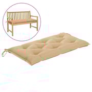 Vidaxl Garden Bench Cushion Beige 100x50x7 Cm Fabric Vidaxl Garden Bench Cushion Beige 100x50x7 Cm Fabric