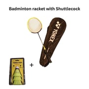 Yonex Badminton Racket with Shuttlecock Yonex Badminton Racket with Shuttlecock