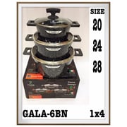 Zigma Granite Cookware Set Blue 6pcs price in Bahrain, Buy Zigma