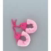 Unique- Bride To Be Pink Fur Wrist Handcuffs