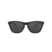 OAKLEY FROGSKINS SUNGLASSES SIZE 55 UNISEX BLACK WITH GREY LENS OO9013 -24-306