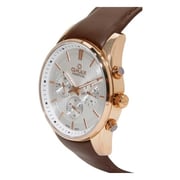 Omax PG11R65I Mens Multifunction Leather Watch Omax PG11R65I Mens Multifunction Leather Watch