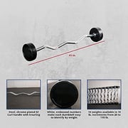 ألتيماكس معدات التمرين بالبار الثابت من المطاط EZ Curl، معدات تدريب الأثقال، رفع الأثقال، التمارين الرياضية - 10 كجم ألتيماكس معدات التمرين بالبار الثابت من المطاط EZ Curl، معدات تدريب الأثقال، رفع الأثقال، التمارين الرياضية - 10 كجم