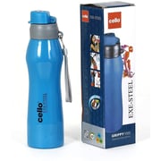 Cello ExeSteel Grippy Sports Bottle, Blue, 1000ml, Stainless Steel Cello ExeSteel Grippy Sports Bottle, Blue, 1000ml, Stainless Steel