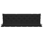 Vidaxl Cushion For Swing Chair Black 200 Cm Fabric Vidaxl Cushion For Swing Chair Black 200 Cm Fabric