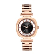 Kenneth Cole Transparency Watch For Women with Rose Gold Stainless Steel Bracelet