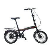 Vego Fold 20 Inch Single Speed Folding Bike - Black Vego Fold 20 Inch Single Speed Folding Bike - Black
