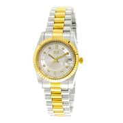 Eliz Mahal Es8732l2twt Tt Gold Ss Case And Band Women's Watch Eliz Mahal Es8732l2twt Tt Gold Ss Case And Band Women's Watch