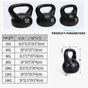 ULTIMAX Kettlebell Fitness, PVC Kettlebell Weights Set Workout Body Equipment Fitness Kettlebell, Muscle Training, Squat Training Weight Barbell In Home Gym Cross Training-18 kgs ULTIMAX Kettlebell Fitness, PVC Kettlebell Weights Set Workout Body Equipment Fitness Kettlebell, Muscle Training, Squat Training Weight Barbell In Home Gym Cross Training-18 kgs