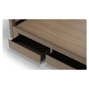 Four-Drawer Storage Super King Bed with Mattress Coffee Four-Drawer Storage Super King Bed with Mattress Coffee