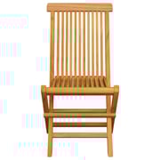 vidaXL Garden Chairs with Green Cushions 2 pcs Solid Teak Wood vidaXL Garden Chairs with Green Cushions 2 pcs Solid Teak Wood