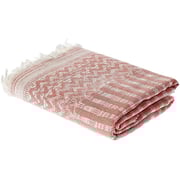Karla Peshtamal Cotton Salmon Standard Bed Sheet 100*180 cm Karla Peshtamal Cotton Salmon Standard Bed Sheet 100*180 cm