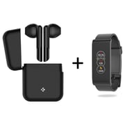 MyKronoz Zebuds Lite TWS Wireless Earbuds + Zefit4 HR Activity and Heart Rate Tracker