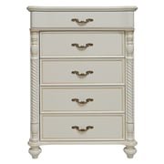 Pan Emirates Titanium Chest Of 5 Drawer