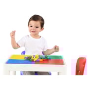 Tot Tutors 2 in 1 Plastic Lego Compatible Activity Table With 2