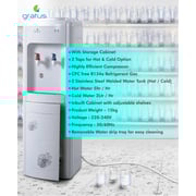 Gratus Hot & Cold Water Dispenser With Cabinet Storage Gratus Hot & Cold Water Dispenser With Cabinet Storage