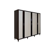 Pan Emirates Flux 6 Door Wardrobe Brown Pan Emirates Flux 6 Door Wardrobe Brown